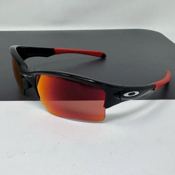 Oakley Sunglasses Quarter Jacket Black Polished Prizm Road OO9200-18 61mm